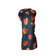 Sweet Treats Golf Driver Headcover — Dessert Pattern Slip-On Club Cover