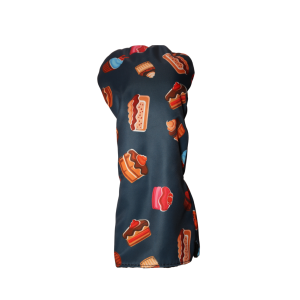 Sweet Treats Golf Driver Headcover — Dessert Pattern Slip-On Club Cover