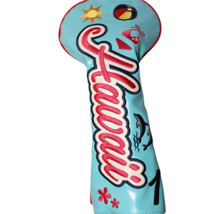 Aloha Tropical Driver Headcover — Retro Surf & Vacation Embroidery
