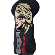 Big Crazy Driver Headcover — Edgy Cartoon Villain Golf Cover