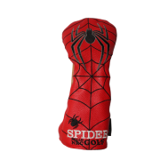 Spider Web Driver Headcover — Red Web Pattern & Bold Spider Golf Cover