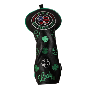 Lucky Clovers Driver Headcover — Big Teeth Golf Shamrock Edition