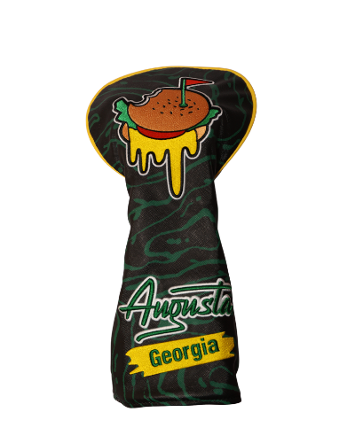 Augusta Georgia Burger Driver Headcover — Dripping Cheeseburger Golf Cover