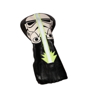 Trooper Glow Driver Headcover — Sci-Fi Helmet & Light Beam Golf Cover