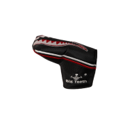 Big Teeth Shark Attack Putter Headcover — Black & Red Jaw Graphic
